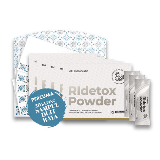 Kombo RIdetox Powder | 4 Kotak (Jimat RM106)
